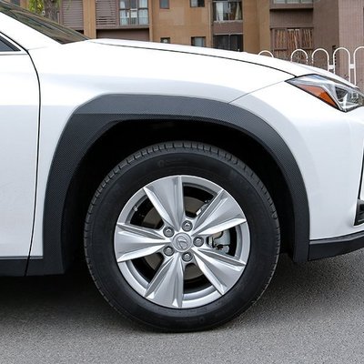 現貨熱銷-汽配 lexus 淩誌  UX 200 UX 250h nx200 200t 車輪輪眉貼 防刮碳纖紋貼紙