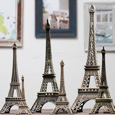 現代簡約創意禮品鐵件工藝品鐵塔裝飾擺飾巴黎埃菲爾鐵塔模型擺件