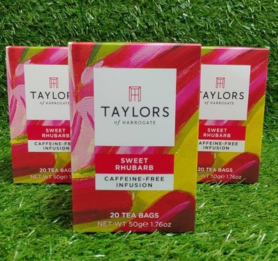 【COCO鬆餅屋】英國 TAYLORS 泰勒茶-玫瑰果大黃茶 無咖啡因(20入/盒)