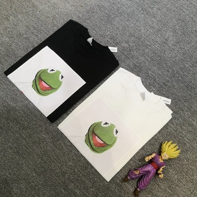 【熱賣精選】 08SS Kermit Tee 青蛙 科密特 公仔 玩偶 寬松男女潮牌短袖T恤