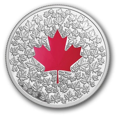 加拿大 紀念幣 2013 印象派楓葉 紀念銀幣 原廠原盒