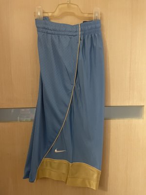NIKE  二手 藍金初代 LOGO 刺繡 L號 台灣製 KOBE 黑曼巴 籃球褲 絕版  湖人 NBA