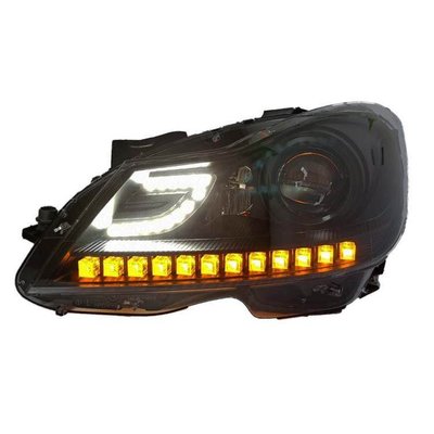 W204 11 12 13 14 LED 魚眼 大燈 頭燈 小C 3D C200 C250 美規 C180 Q5 H7