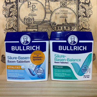 Bullrich 免疫系統 酸堿平衡調節片痛風尿酸高
