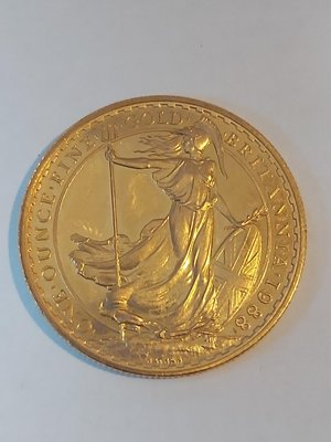 英國金幣 1988 UK Gold Britannia One Ounce Coin.