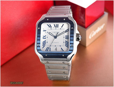 大銘腕錶 全新現貨 CARTIER 卡地亞 WSSA0047 山度士系列 Santos 大型款 CR104334