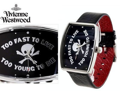 Vivienne Westwood ►真皮錶帶瑞士石英機芯手錶 中性錶｜100%全新正品｜特價!