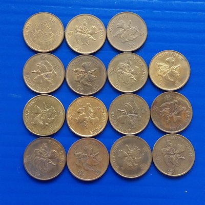 【大三元】香港錢幣-伍毫-  50   ~~15枚