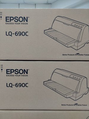 EPSON LQ-690Cii 24針 高速列印 點陣式 印表機 點陣印表機 點矩陣印表機 印報表 複印 三聯單 多張複寫