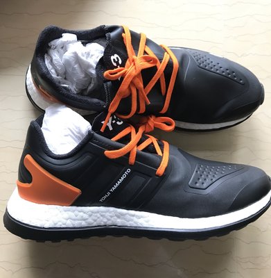 Adidas Y-3 Pure Boost ZG 黑橘色 休閒鞋 運動鞋  US8.5