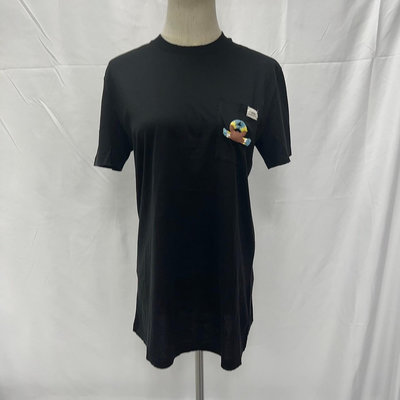 BRAND楓月 PRADA 普拉達 螃蟹口袋黑色短袖 精品服飾 短T T恤 上衣 衣服