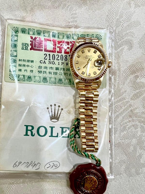 【萬永名錶】Rolex ♛ 勞力士 69178 原廠錶、原鑲鑽面