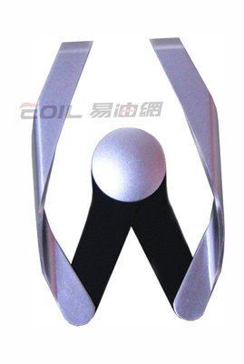 【易油網】【缺貨】M型 冷氣口 冷氣孔 金屬車用手機架 銀色 4~6吋通用 HD-194 SHELL MOBIL