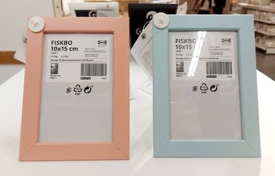 IKEA 相框 白色/黑色/淺藍/淺粉 適合4*6照片