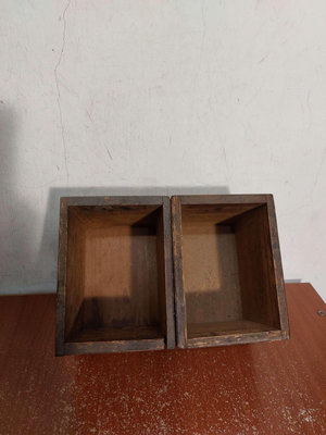 早期 老台灣 中藥材收納木盒 人蔘 蔘切 木榫木盒 4個