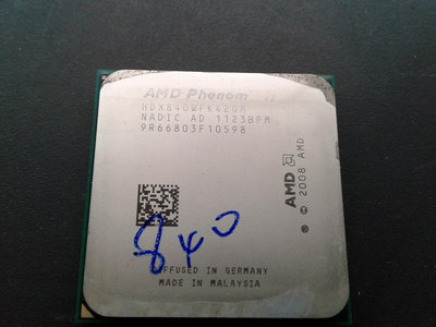 【 創憶電腦 】AMD Phenom II X4 840 3.2G AM3 CPU 直購價250元