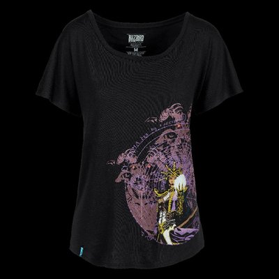 【丹】暴雪商城_Diablo Wizard Shirt 暗黑破壞神 T恤 法師 女版