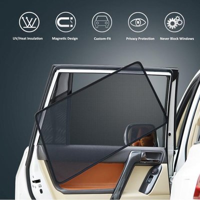 適用於 Toyota NOAH/Sienna/Sienta Model 100% 定制汽車磁性遮陽板車窗遮陽板適用於 S-汽車館