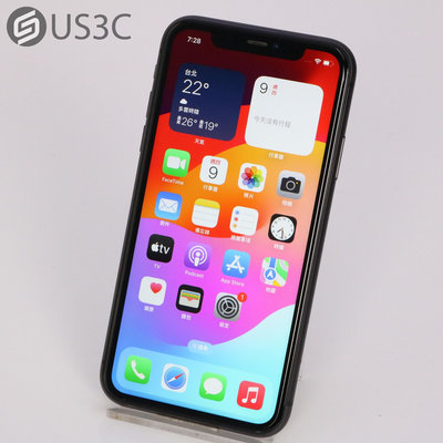 【US3C-高雄店】公司貨 Apple iPhone 11 128G 6.1吋 黑色 Face ID 臉部解鎖 智慧型手機  蘋果手機