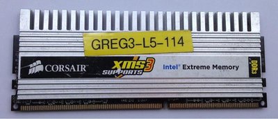 Corsair Twin3x4096-1600c7dhxin DDR3 1600 2G 記憶體 RAM ram-058
