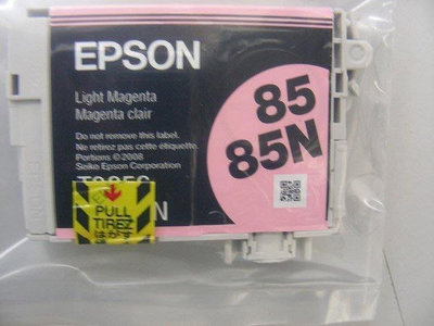☆呈運☆裸裝EPSON 85N T0856 T0856N 原廠 淡紅色墨水匣 適用:EPSON PHOTO 1390
