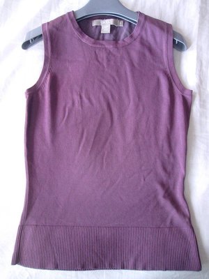 專櫃G2000紫色氣質款TOP-DO MASTINA THEME款針織背心上衣5號