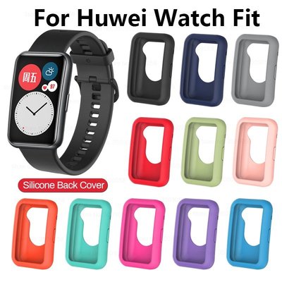 華為 Smartwatch 軟矽膠 TPU 保護套, 適用於 huawei fit band 的智能手錶