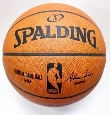 尼莫體育 斯伯丁NBA 美國職籃 官方比賽用球 7號 真皮 籃球 室內籃球  SPA74569