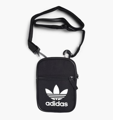 【高冠國際】Adidas Originals TREFOIL BAG 黑白 側背 包 小包 三葉草 腰包