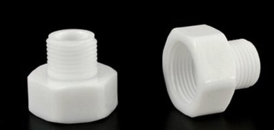 塑料 4分 6分 4分外牙6分内牙 接頭   短接 POM塑料管件. 雙外牙異徑直接頭.水管接頭.轉換頭