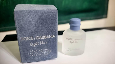 DOLCE & GABBANA D&G 淺藍男性淡香水小香4.5ml