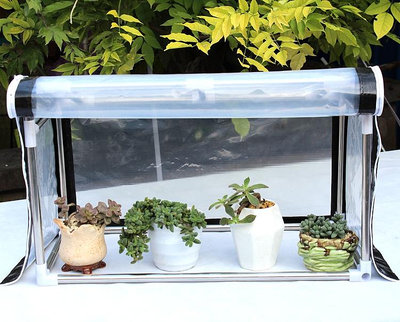 溜溜多肉綠蘿花房暖房溫室保溫棚植物家用陽臺客廳蔬菜小型貓狗防雨棚