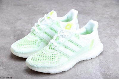 ADIDAS ULTRABOOST WEB DNA 時尚 螢光綠 慢跑鞋 編織 襪套 冰底