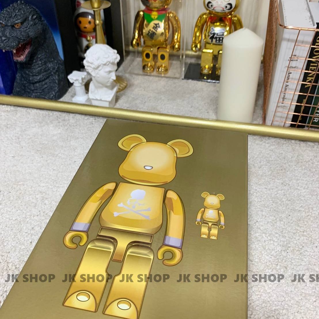 BE@RBRICK mastermind JAPAN GOLD 100％ & 400％ 金MMJ 25週年現貨