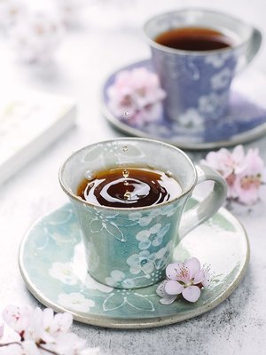 【波佐見燒灶師窯】日式復古陶瓷咖啡杯碟套裝歐式小奢華日本進口