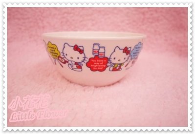 ♥小花花日本精品♥Hello Kitty側坐餅乾土司好實用全身立體造型美耐皿碗/耐熱湯碗麵碗