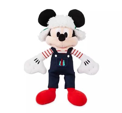 【QQ公仔物語】【DA081】【現貨滿千免運】迪士尼 Disney 節慶米奇 Mickey 9吋手抱布偶 可面交