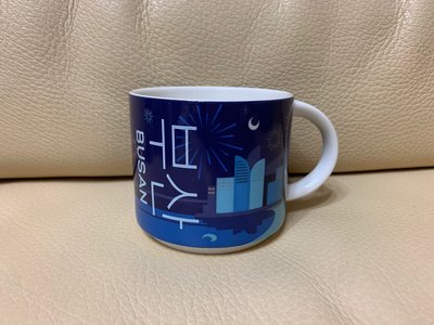 須代購 韓國 星巴克 STARBUCKS 釜山 BUSAN 煙火版 414ml 一般杯 大的 城市杯 城市馬克杯 咖啡杯