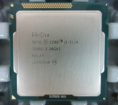 【含稅】Intel Core i3-3220 3.3G SR0RG 1155 正式CPU 一年保 內建HD