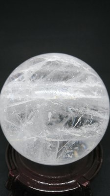 白水晶球  大白水晶球    球體12.5公分 附送底座