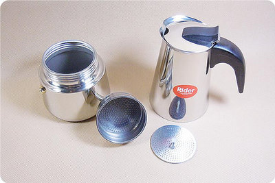 意大利不銹鋼摩卡壺加厚咖啡壺意式 可使用電磁爐 送濾紙 無鑒賞期