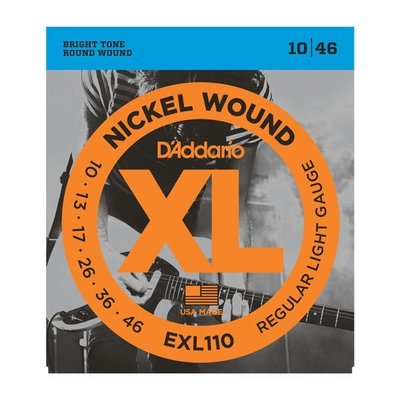 【硬地搖滾】Daddario EXL110 (10-46) 電吉他弦 鎳弦