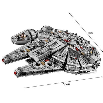 全館免運 LEGO樂高75105星球大戰原力覺醒千年隼宇宙飛船戰艦拼裝積木玩具 可開發票