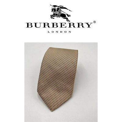 【皮老闆二店】二手真品 Burberry 領帶 西裝領帶 菱格紋 帶142
