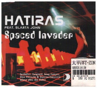 新尚唱片/ HATIRAS  SPACED INVADER 新品-1747