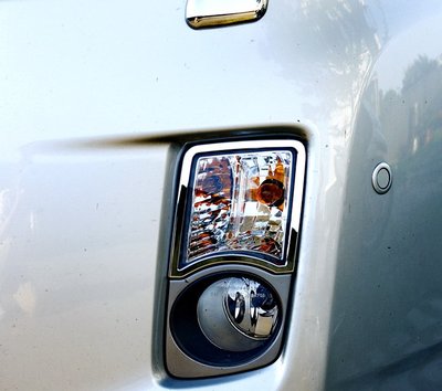 圓夢工廠 Toyota Prius 3代 2009~2012 改裝 鍍鉻銀 前保桿 方向燈飾框 方向燈框 飾貼