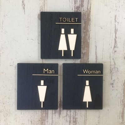 實木個性廁所標示牌 指示牌 歡迎牌 洗手間 商業空間 開店必備