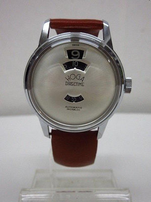 【預售】古董皇爵HOGA "跳字" 自動機械錶 錶徑35mm