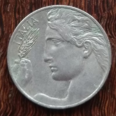 義大利  1914  艾曼紐三世    20c  鎳幣  363
