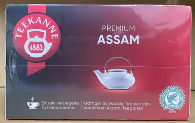 TEEKANNE德國恬康樂阿薩姆紅茶 20茶包/盒,一次購買6盒, 附發票【吉瑞德茶坊】